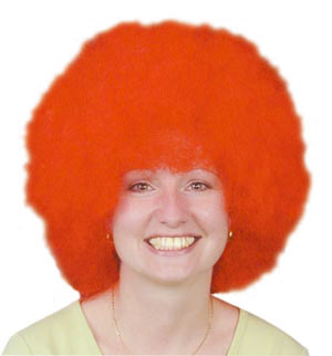 Pop wig, red