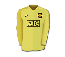 Nike 06-07 Man Utd GK home - Kids