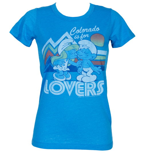 Ladies Smurf California T-Shirt from Junk Food