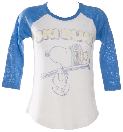 Ladies Snoopy Ski Bum Black Label Baseball