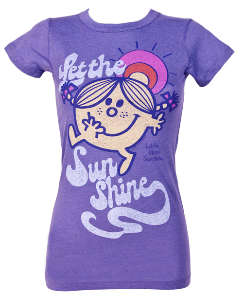 Let The Sun Shine Ladies Little Miss T-Shirt
