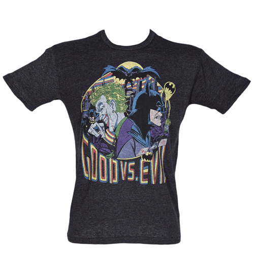 Mens DC Comics Good VS Evil Triblend