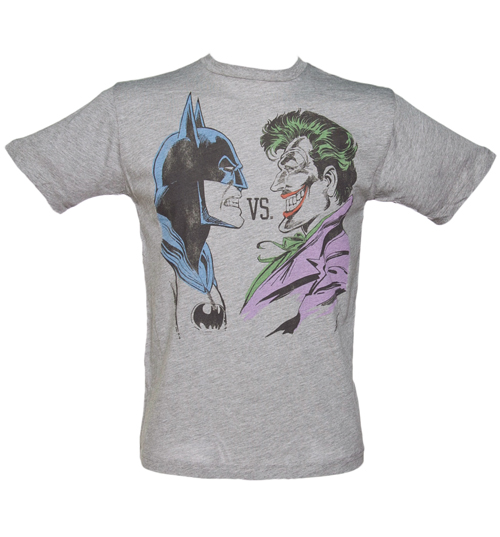 Mens Grimacing Batman Vs Grinning Joker