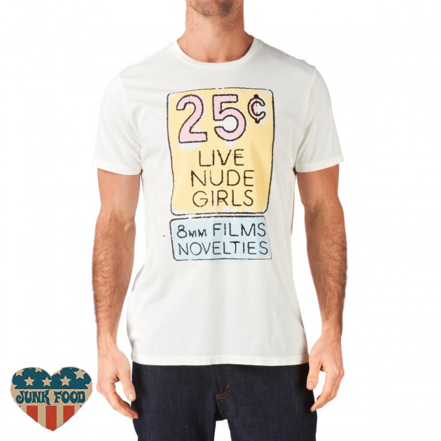 Mens Junk Food Live Nude Girls T-Shirt - Sugar