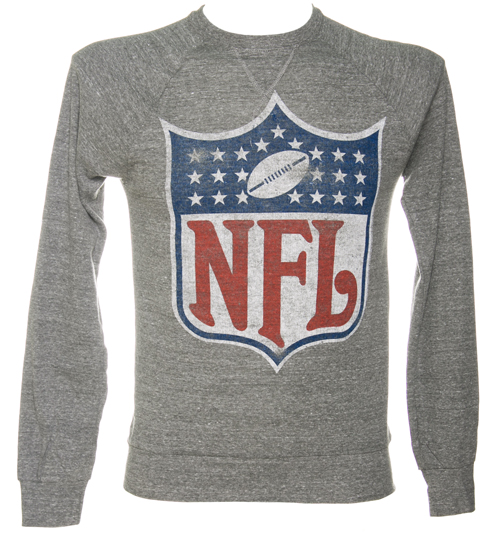 Mens NFL Crest Logo Grey Triblend Pullover