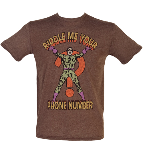 Mens Riddle Me Your Phone Number Riddler