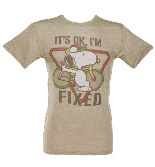 Mens Triblend Snoopy Its Ok Im