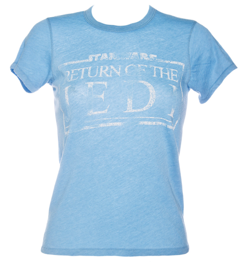 Ladies Return Of The Jedi Vintage Crew Neck Star
