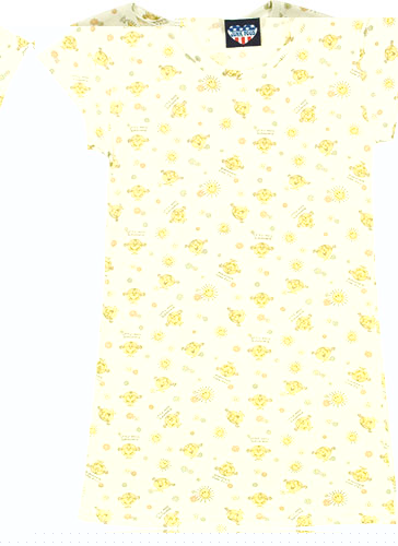 Repeat Print Little Miss Sunshine Ladies T-Shirt from Junk Food