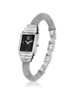 Eshmay - Silver Stainless Steel Mesh Bracelet