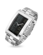 Just Cavalli Jumbo - Stainless Steel Anadigit Watch