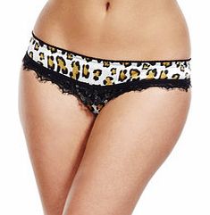 Just Cavalli Leopard print Brazilian cut briefs