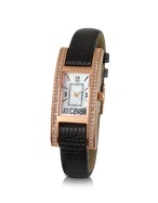 Just Cavalli Style - Black Crystal Frame Dress Watch