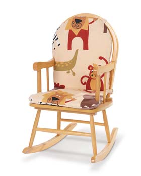 Just4Kidz Fun4Kidz Natural Rocking Chair