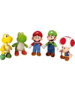 Justin Bieber Super Mario 20cm Soft Toy Assortment