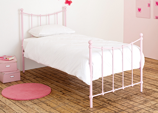 Single Jasmine Bedstead - Pink