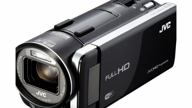 JVC GZ-GX1BEK Everio Full HD Memory Digital Camcorder - Black (10MP, 10x Optical Zoom) 3.5 inch LCD