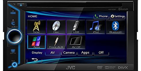 KW-V20BT Double Din Bluetooth AV System