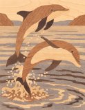 KSG - Artwood Collage Dolphins