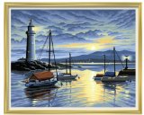 KSG - Senior Painting by Numbers Harbour Sunrise