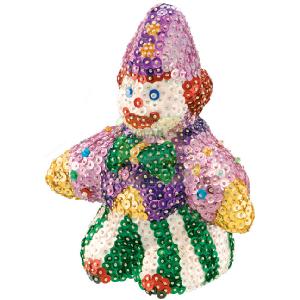 KSG 3D Sequins Clown