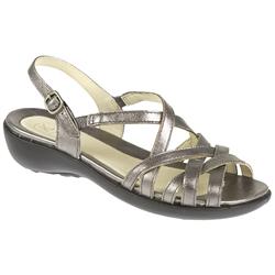 K Shoes by Clarks Female Rana May Leather Upper Leather Lining Casual Sandals in Metallic