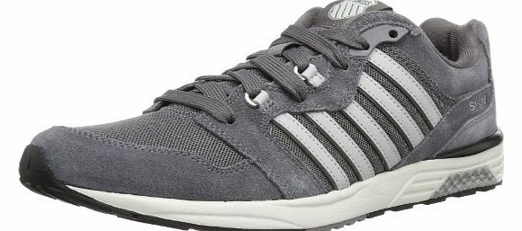 K-Swiss Mens Si-18 Trainer 2 Low-Top 03178-038-M Charcoal/Bone/Black 7 UK, 41 EU