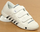 K-Swiss Moulton White/Navy Leather 3 Strap