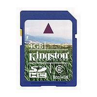 Memory 4GB Secure Digital HC Class 2 Flash Card