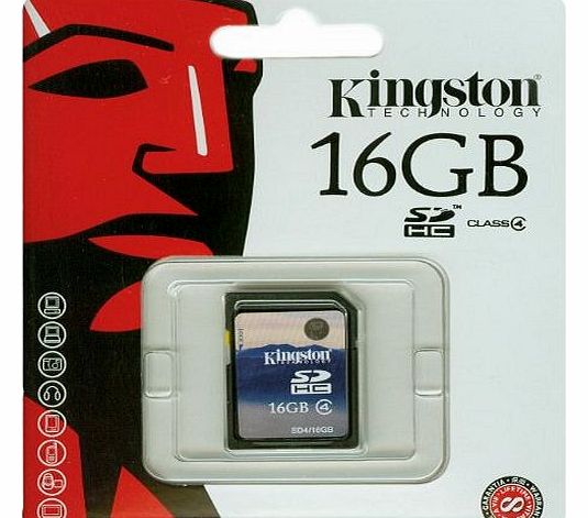 SDHC 16GB Class 4 Flash Memory Card