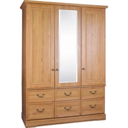 Kingstown - Middleton 3 Door 6 Drawer Wardrobe