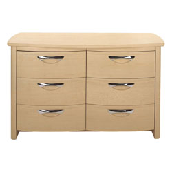 - Opus Maple 6 Drawer Chest