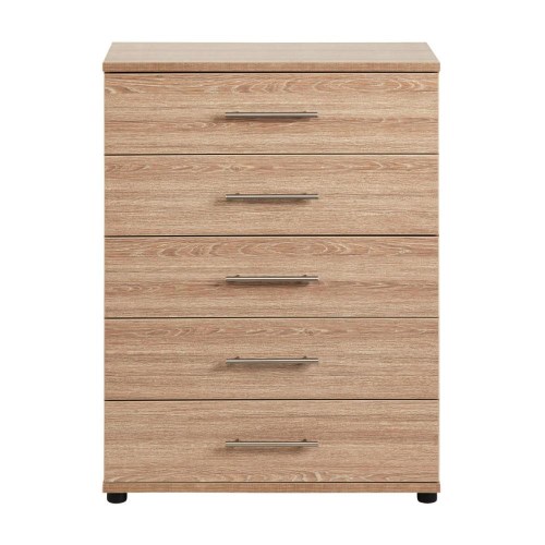 Essential 5 Drawer Chest In Oak