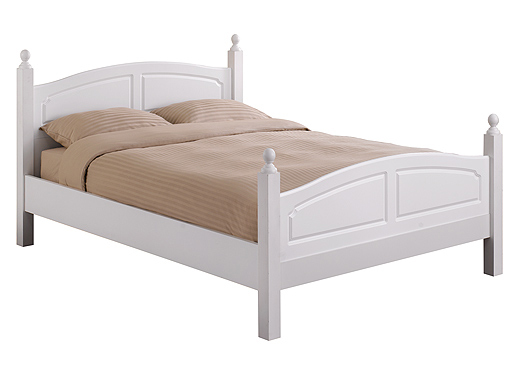 Double Avignon Bedstead - White