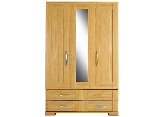 Toulouse 3 Door Combi Wardrobe