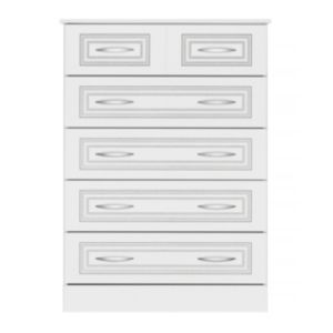 Kingstown Laysan White 5 Drawer Chest