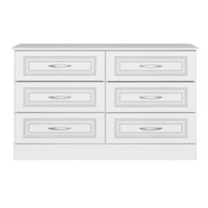 Kingstown Laysan White 6 Drawer Chest