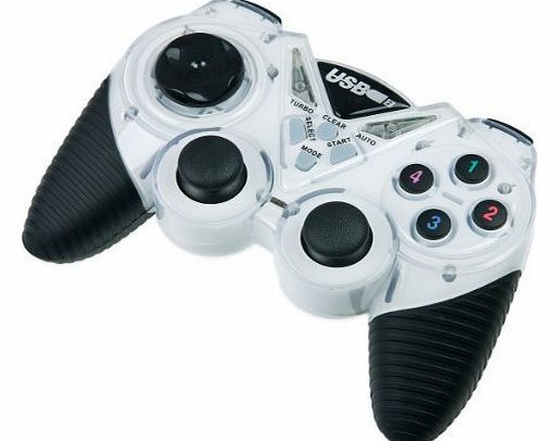 Kinobo USB Gamepad / Joypad for PC XP/Vista/Windows 7 - Full Vibration Feedback