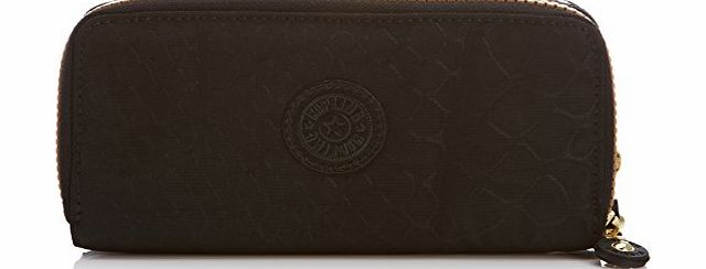 Kipling Uzario Large Wallet Black Animal