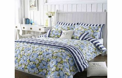 Kirstie Allsopp Matilda Bedding Cobalt Duvet Cover Single