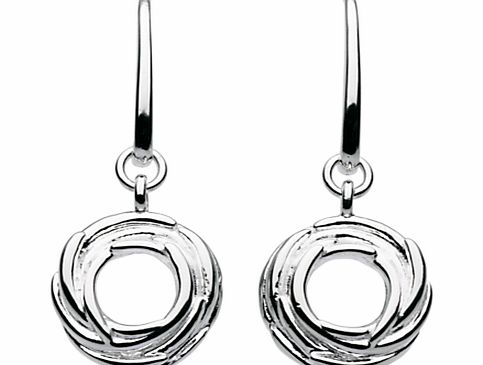 Kit Heath Sterling Silver Nest Drop Earrings