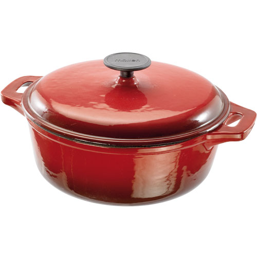 kitchen Craft 5L Molten Cast 26cm Oval Casserole with Lid