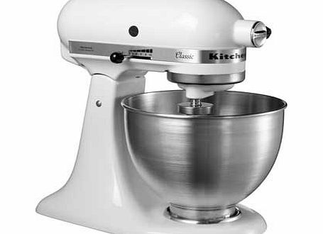 KitchenAid 5K45SSBWH Classic Stand Mixer - White