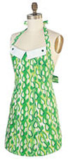 Kitsch N Glam Green Raindrops Flap Apron