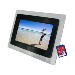 KitVision 7`` Black Digital Photo Frame  