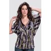 ELLIS RUFFLE SLEEVE TOP MOSAIC