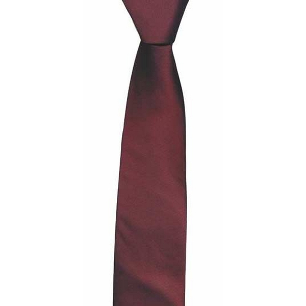 Claret Skinny Tie by