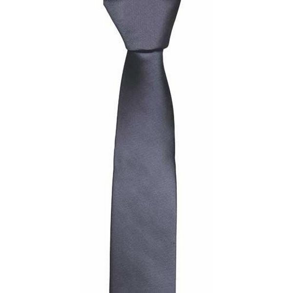 Slate Grey Skinny Tie by