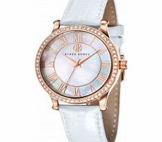 Klaus Kobec Ladies Lily Rose Gold Plated Watch