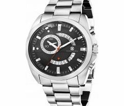 Klaus Kobec Mens Porter Silver Multifunction Watch